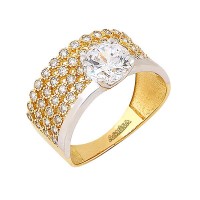 14K Asmina Gold Tektaş Alyanslar