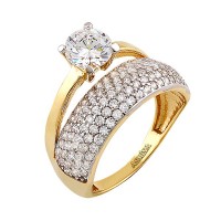 14K Asmina Gold Tektaş Alyanslar