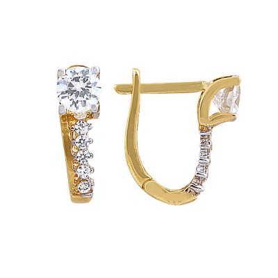 14K Asmina Gold Fantazi Küpeler