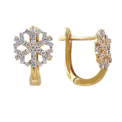 14K Asmina Gold Fantazi Küpeler