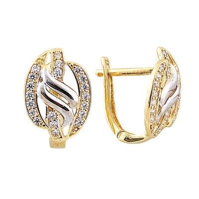 14K Asmina Gold Fantazi Küpeler