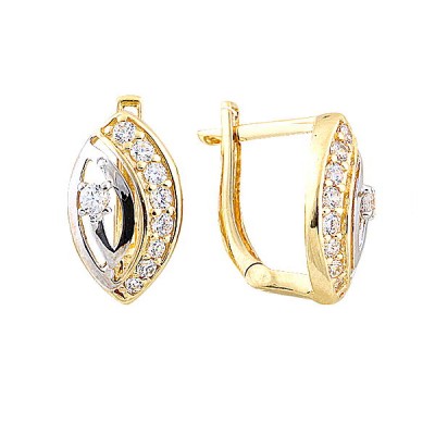 14K Asmina Gold Fantazi Küpeler