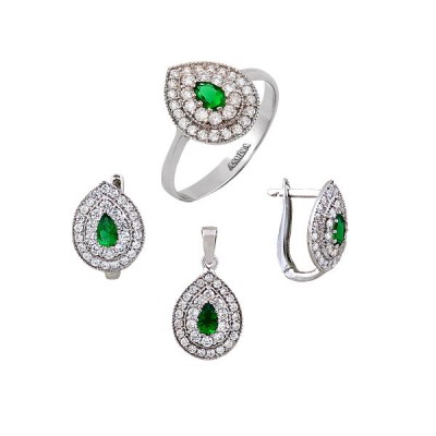 14K Asmina Gold Taşlı Setler