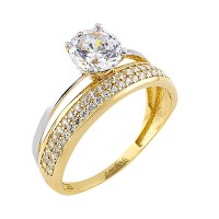 14K Asmina Gold Fantazi Tektaşlar