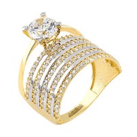 14K Asmina Gold Tektaş Alyanslar