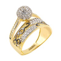 14K Asmina Gold Tektaş Alyanslar