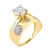 14K Asmina Gold Tektaş Alyanslar