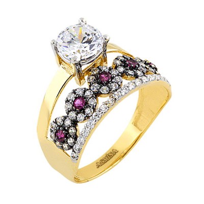 14K Asmina Gold Tektaş Alyanslar