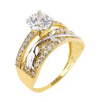 14K Asmina Gold Tektaş Alyanslar