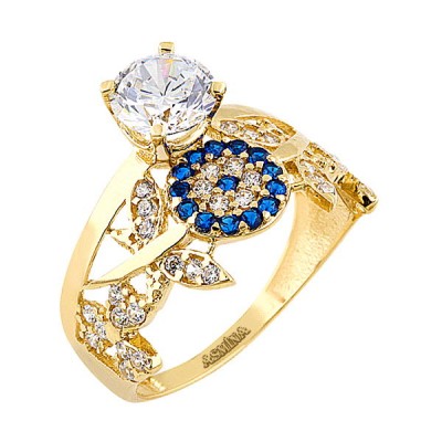 14K Asmina Gold Tektaş Alyanslar