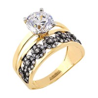 14K Asmina Gold Tektaş Alyanslar