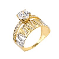 14K Asmina Gold Tektaş Alyanslar