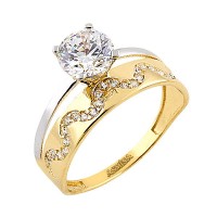 14K Asmina Gold Tektaş Alyanslar