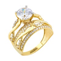 14K Asmina Gold Tektaş Alyanslar