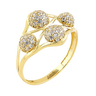 14K Asmina Gold Fantazi Yüzükler