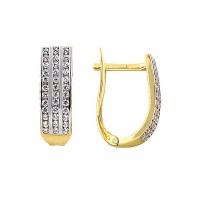 14K Asmina Gold Fantazi Küpeler