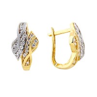 14K Asmina Gold Fantazi Küpeler
