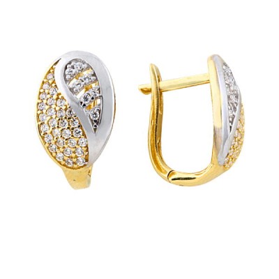 14K Asmina Gold Fantazi Küpeler