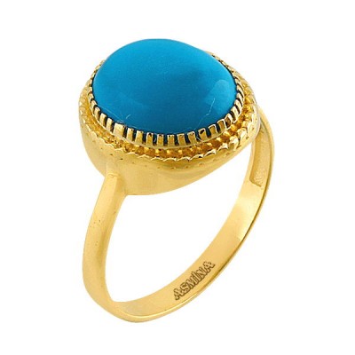 Asmina Gold Renkli Taşlı Yüzükler