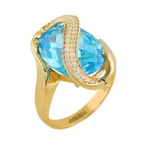 Asmina Gold Renkli Taşlı Yüzükler