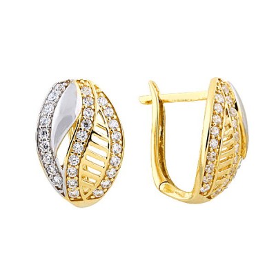 14K Asmina Gold Fantazi Küpeler