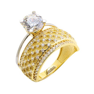 14K Asmina Gold Tektaş Alyanslar