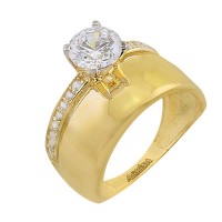 14K Asmina Gold Tektaş Alyanslar