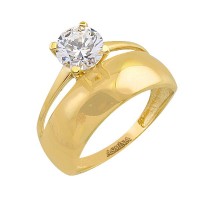 14K Asmina Gold Tektaş Alyanslar