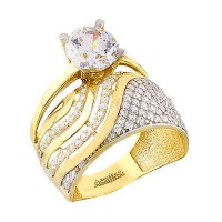 14K Asmina Gold Tektaş Alyanslar