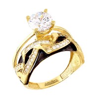 14K Asmina Gold Tektaş Alyanslar