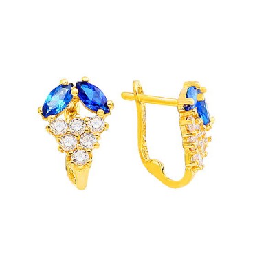 Asmina Gold Çocuk Küpeleri