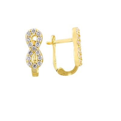 14K Asmina Gold Çocuk Küpeleri