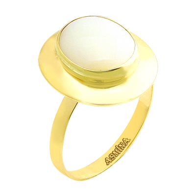 Asmina Gold Renkli Taşlı Yüzük Modelleri