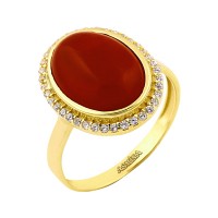 Asmina Gold Renkli Taşlı Yüzük Modelleri