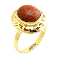 Asmina Gold Renkli Taşlı Yüzük Modelleri