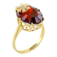 Asmina Gold Renkli Taşlı Yüzük Modelleri