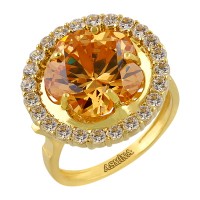 Asmina Gold Renkli Taşlı Yüzük Modelleri