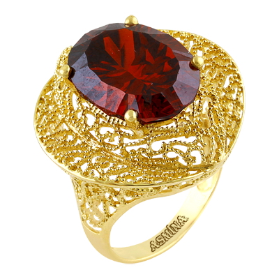 Asmina Gold Renkli Taşlı Yüzük Modelleri