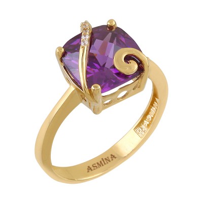 14K Asmina Gold Renkli Taşlı Yüzükler